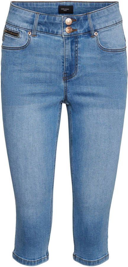 Vero Moda 7 8 jeans VMLATIFA MR BUTTON DENIM KNICKERS