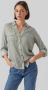 Vero Moda Overhemdblouse met opgestikte paspelzakken op de borst model 'BUMPY' - Thumbnail 1