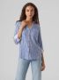 Vero Moda Regular fit overhemdblouse van pure viscose model 'BUMPY' - Thumbnail 1