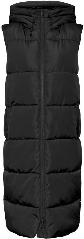 Vero Moda Stijlvolle mouwloze donsjas voor dames Black Dames