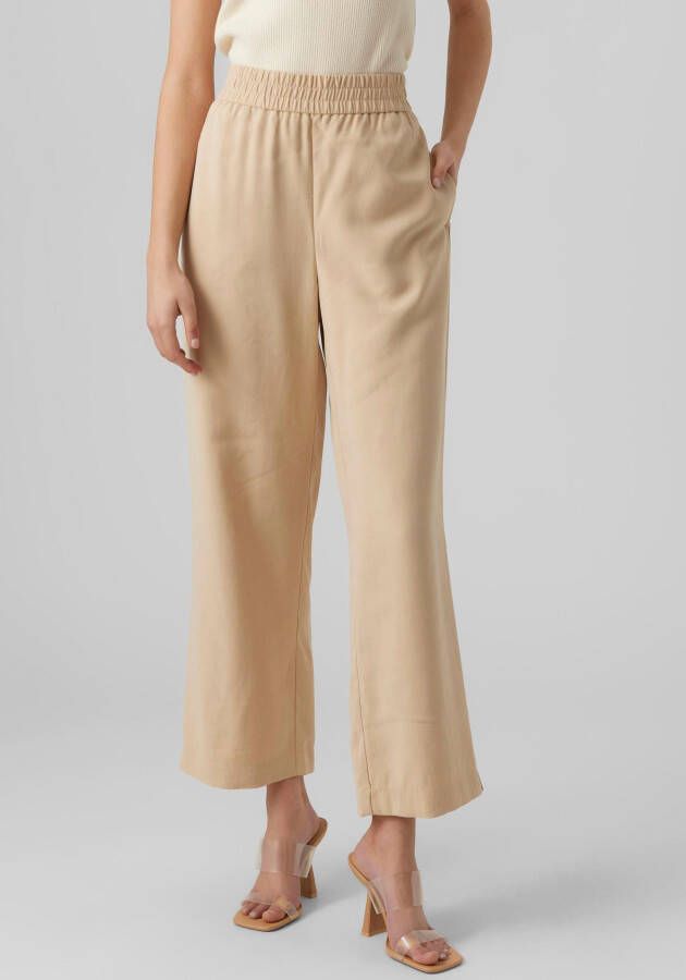 Vero Moda Comfortbroek VMCARMEN HW WIDE PULL-ON PANT NOOS