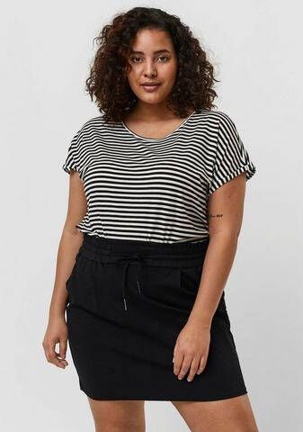 Vero Moda Curve Shirt met korte mouwen VMAVA met strepen