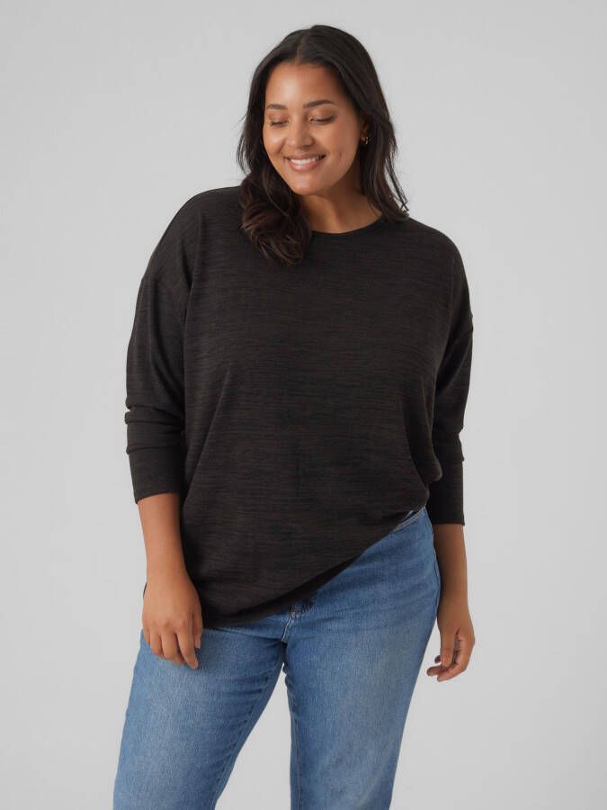 Vero Moda Curve Shirt met lange mouwen VMCKATIE LS LONG TOP JRS NOOS CUR