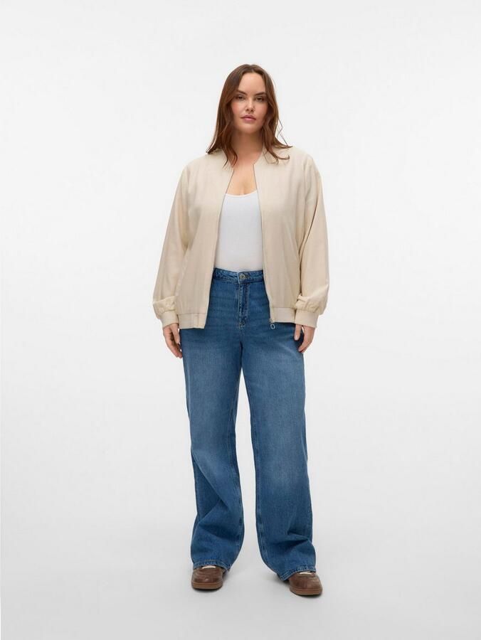 Vero Moda Curve High-waist jeans VMCTESSA HR WIDE J RA380 GA CUR NOOS - Foto 5