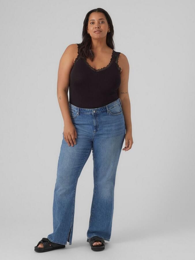 Vero Moda Curve Kanten top VMCROSA SL TOP JRS NOOS CUR - Foto 2