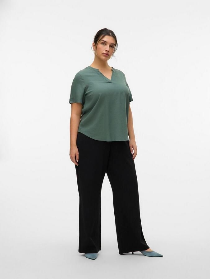 Vero Moda Curve Pantalon VMCBERLIN ZAMIRA MW WIDE PANT CUR - Foto 6