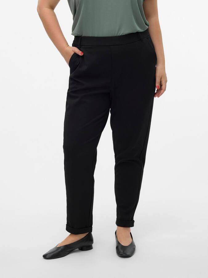 Vero Moda Curve Pantalon VMCMAYA MW LOOSE SOLID PANT CUR NOOS - Foto 10