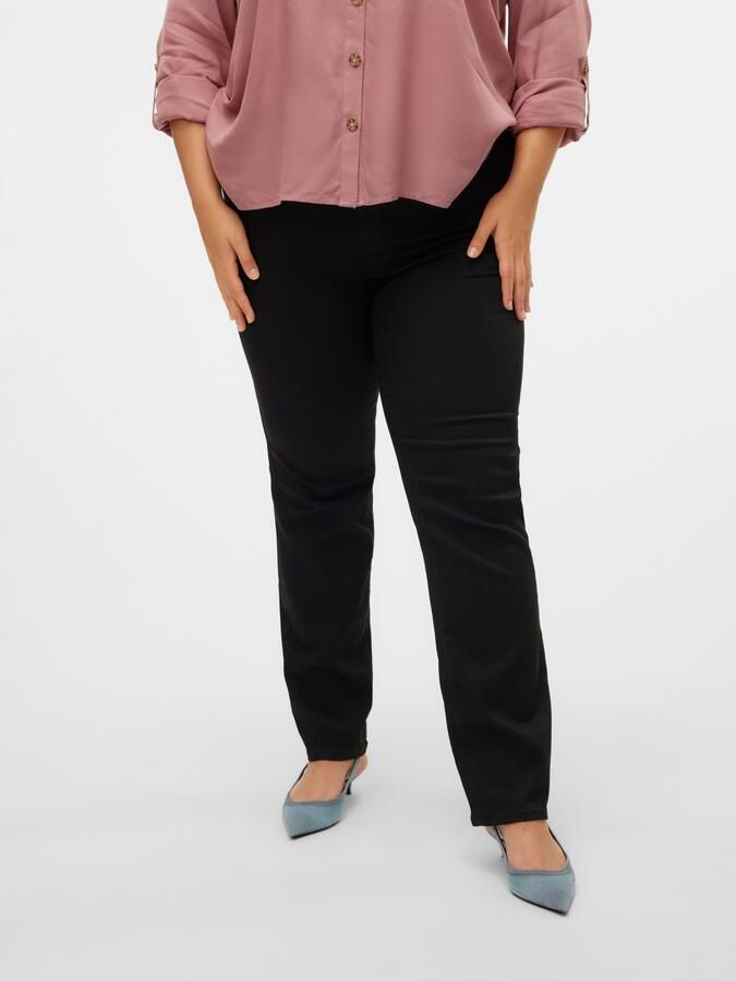 Vero Moda Curve Straight jeans VMCFLASH MR STRAIGHT J LI140 GA CUR NOOS - Foto 9