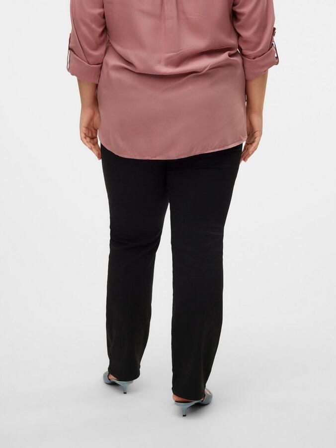 Vero Moda Curve Straight jeans VMCFLASH MR STRAIGHT J LI140 GA CUR NOOS - Foto 3