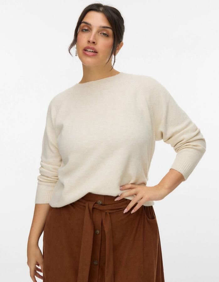 Vero Moda Curve Trui met ronde hals VMCDOFFY LS O-NECK BLOUSE GA NOOS CUR - Foto 3