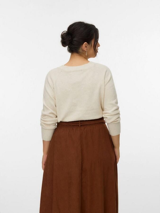 Vero Moda Curve Trui met ronde hals VMCDOFFY LS O-NECK BLOUSE GA NOOS CUR - Foto 5