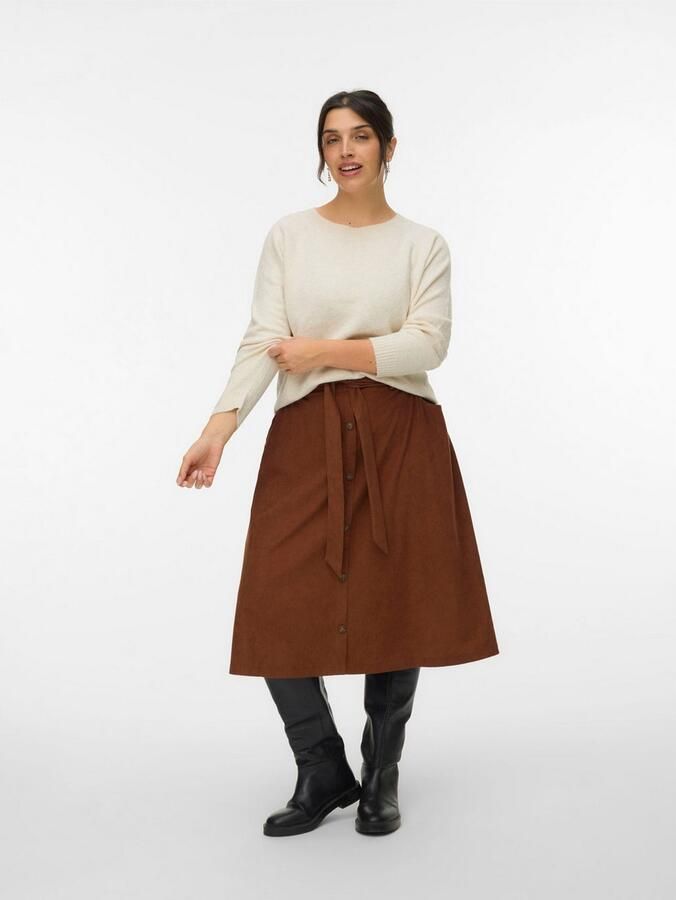 Vero Moda Curve Trui met ronde hals VMCDOFFY LS O-NECK BLOUSE GA NOOS CUR - Foto 6