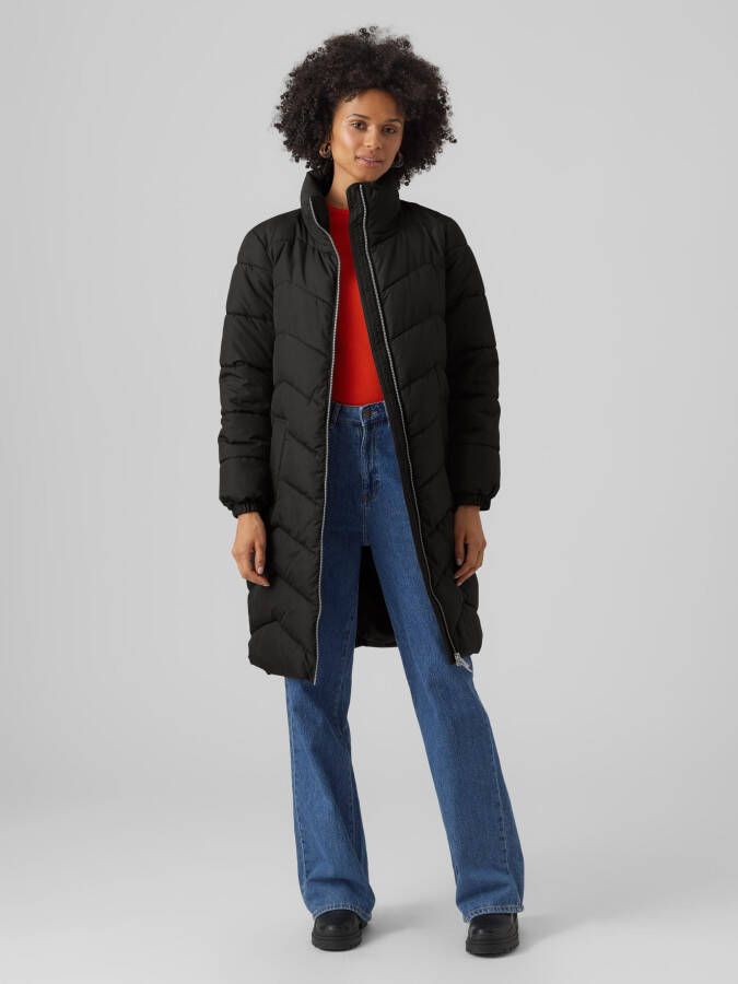 Vero Moda Lange jas met doorgestikte naden model 'LIGA'