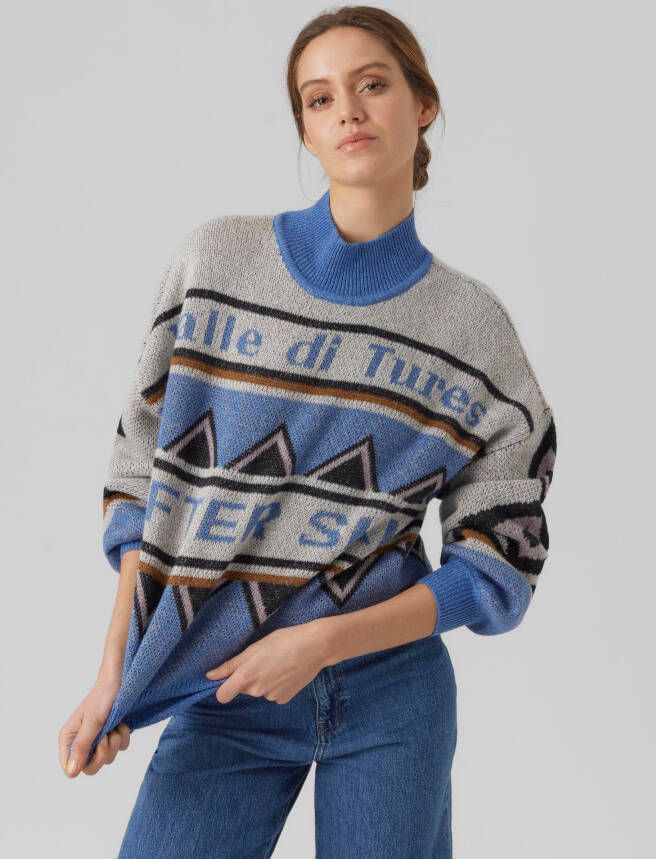 Vero Moda Gebreide pullover in all-over look model 'GLAZE'
