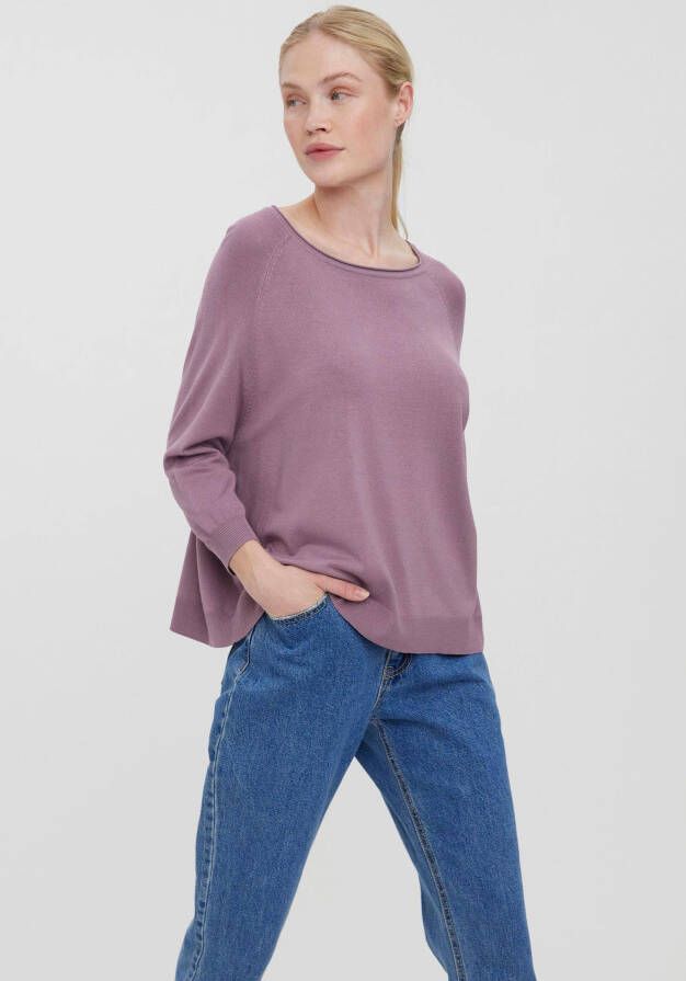 Vero Moda Gebreide trui VMNELLIE GLORY 3 4 BOXY BLOUSE