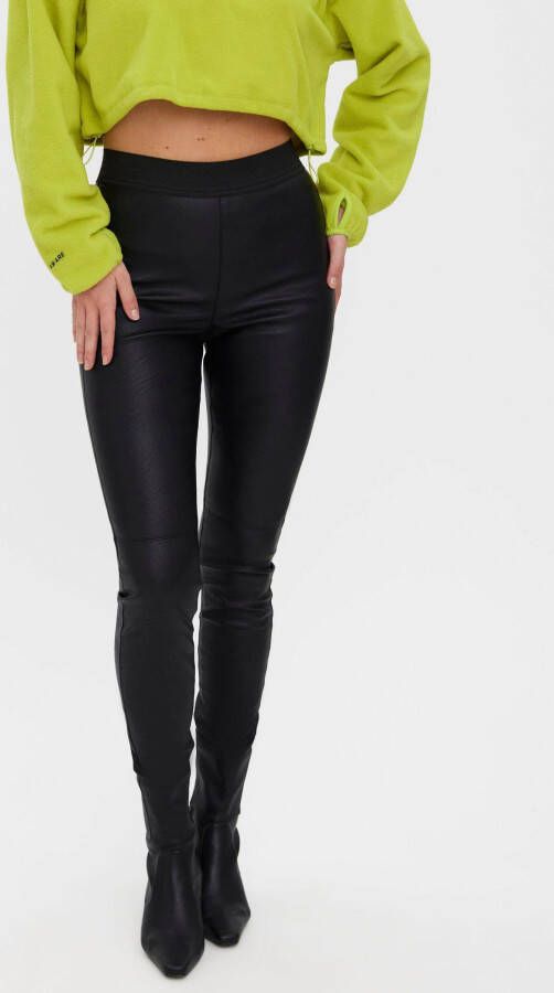 Vero Moda Imitatieleren broek VMSTORM HR PL CUT LEGGING - Foto 1