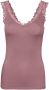 Vero Moda Slim fit top met bandjes en kant model 'ROSA' - Thumbnail 1