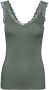 Vero Moda Regular fit top met bandjes en kant model 'ROSA' - Thumbnail 3