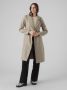 Vero Moda Getailleerde lange jas met strikceintuur model 'FORTUNEAYA' - Thumbnail 1