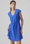 Vero Moda Mini-jurk VMIRIS S L V-NECK SHORT DRESS WVN NOOS - Thumbnail 1