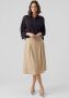 Vero Moda Korte blousetop met platte kraag model 'NATALI' - Thumbnail 2