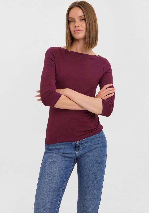 Vero Moda Shirt met 3 4 mouwen VMPANDA MODAL 3 4 TOP JRS NOOS