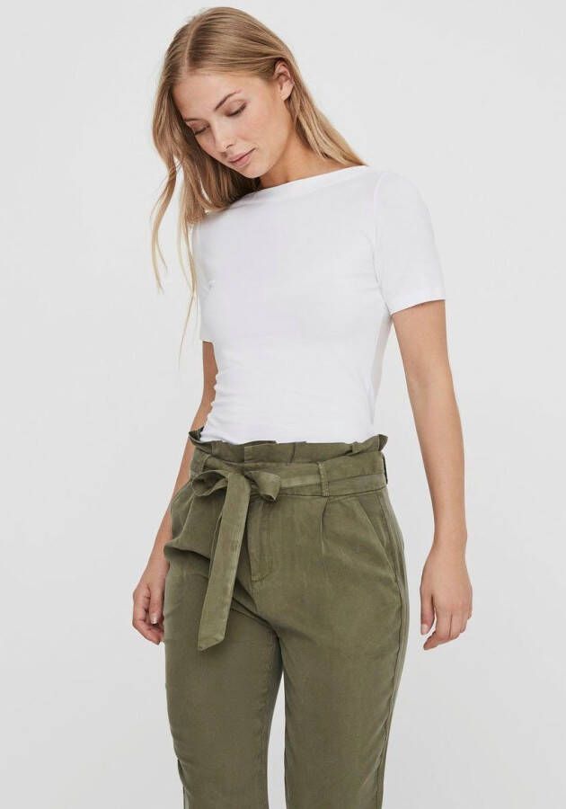 Vero Moda Wit Viscose Dames T-Shirt Lente Zomer Collectie White Dames - Foto 6