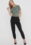 Vero Moda Stijlvolle Vmpanda Modal Dames T-shirt Groen Dames - Thumbnail 3