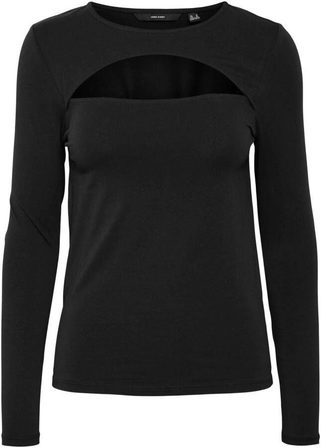 Vero Moda Shirt met lange mouwen VMKANHIMAXI LS TOP JRS met cut-out
