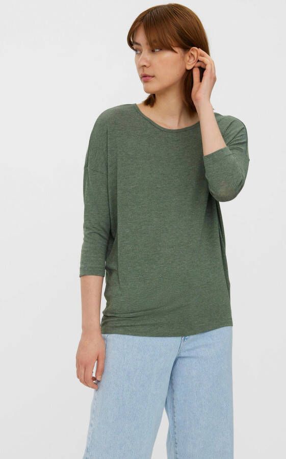 VERO MODA gebreide top VMCARLA van gerecycled polyester zwart - Foto 2