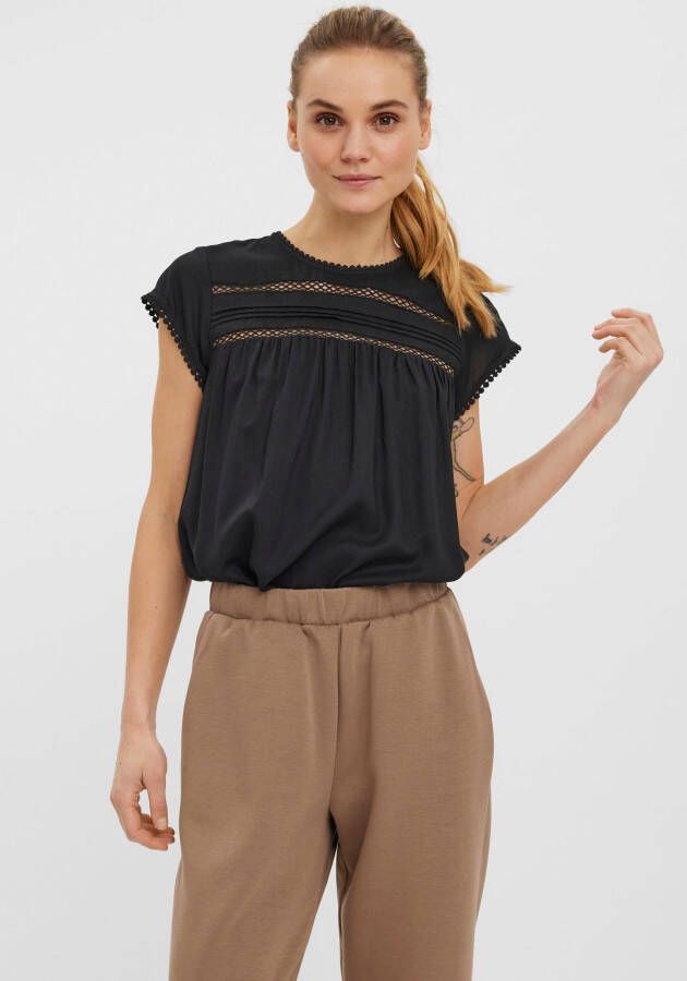 Vero Moda Blouse met structuurmotief van pure viscose model 'DEBBIE' - Foto 2