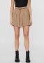 Vero moda soepel beige lyocell relaxed fit short valt kleiner - Thumbnail 3