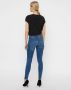 VERO MODA mid waist skinny jeans VMTANYA medium blue denim - Thumbnail 5