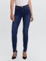 VERO MODA skinny jeans VMTANYA met biologisch katoen dark denim - Thumbnail 2