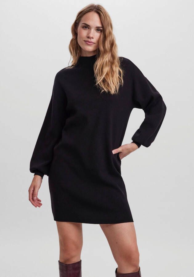 Vero Moda Loose fit gebreide jurk met ballonmouwen model 'NANCY' - Foto 5