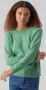 Vero Moda Stijlvolle gebreide trui voor modebewuste vrouwen Groen Dames - Thumbnail 3