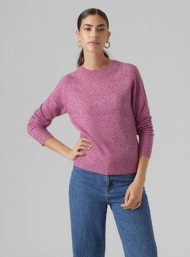 Vero Moda Trui met ronde hals VMDOFFY LS O-NECK BLOUSE GA NOOS
