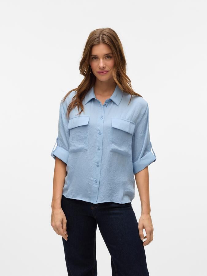 Vero Moda Blouse met korte mouwen VMFABIANA 3 4 SHIRT VMA NOOS - Foto 6
