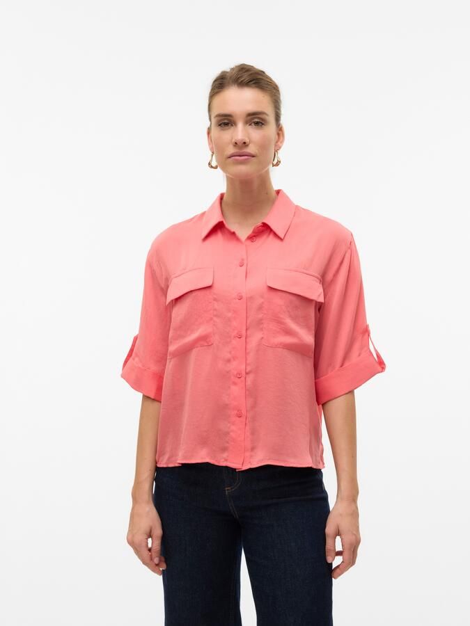 Vero Moda Blouse met korte mouwen VMFABIANA 3 4 SHIRT VMA NOOS - Foto 6