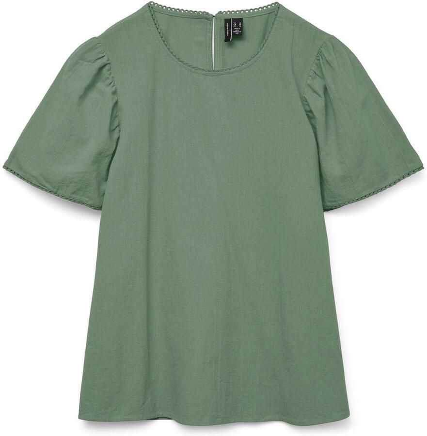 Vero Moda Blouse met korte mouwen VMPRETTY SS TOP WVN GA NOOS - Foto 6