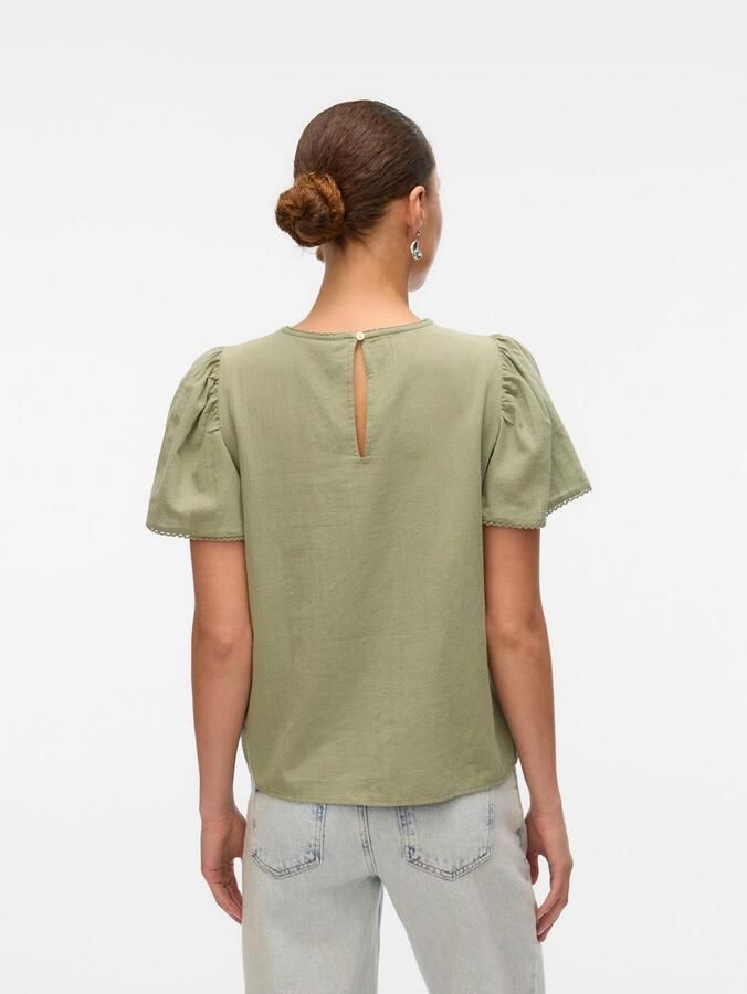 Vero Moda Blouse met korte mouwen VMPRETTY SS TOP WVN GA NOOS - Foto 4