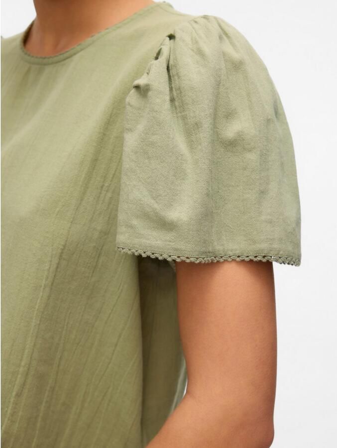 Vero Moda Blouse met korte mouwen VMPRETTY SS TOP WVN GA NOOS - Foto 3