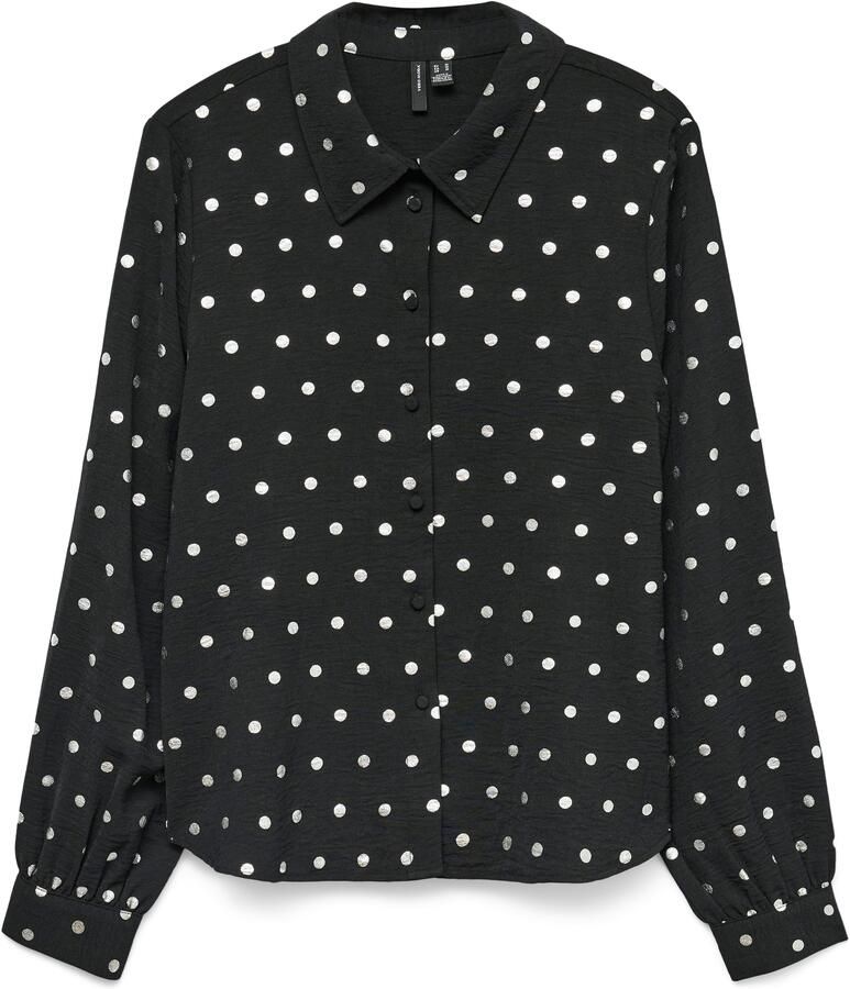 Vero Moda Blouse met lange mouwen VMCARLA FOIL L S SHIRT WVN GA