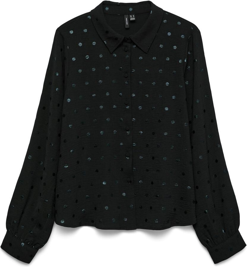 Vero Moda Blouse met lange mouwen VMCARLA FOIL L S SHIRT WVN GA