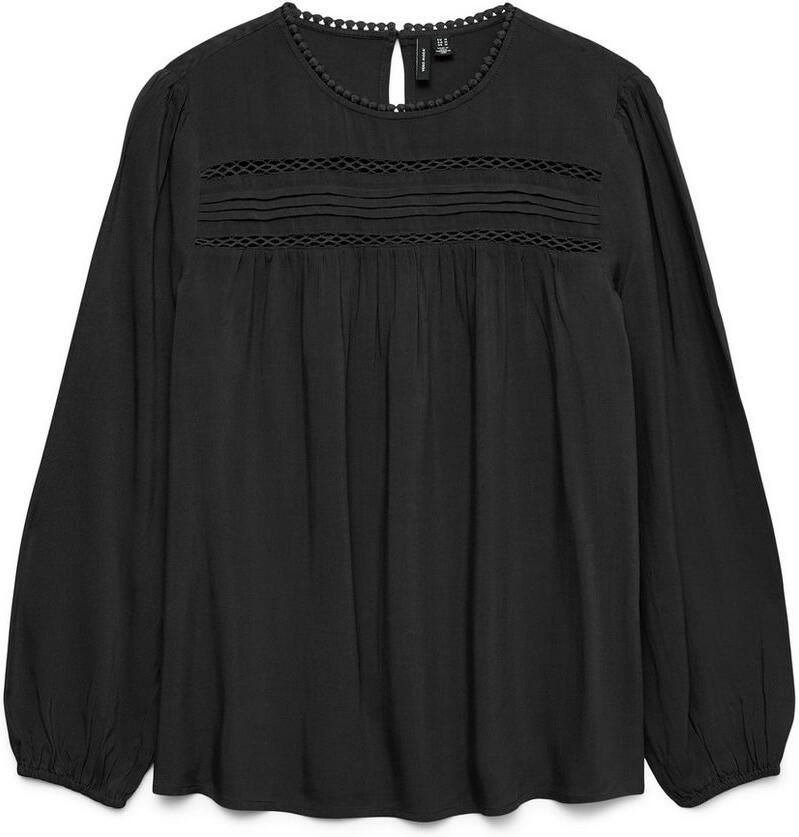 Vero Moda Blouse met lange mouwen VMDEBBIE LS PLEAT TOP WVN GA NOOS