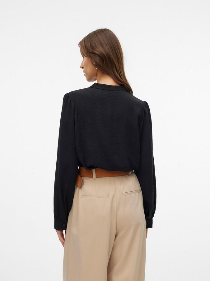 Vero Moda Blouse met lange mouwen VMEMMA LS LACE SHIRT WVN GA NOOS - Foto 4