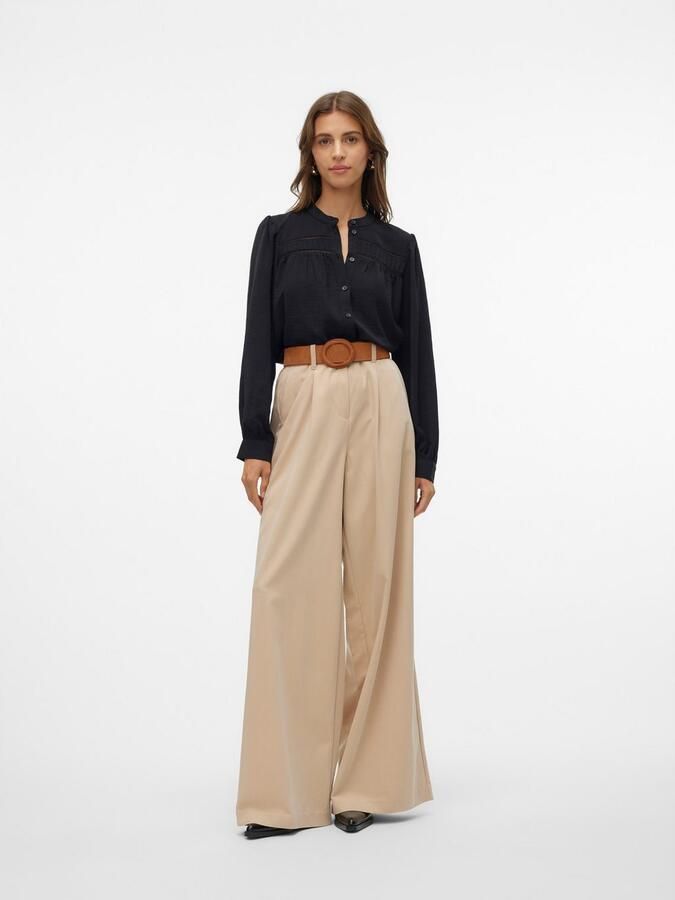 Vero Moda Blouse met lange mouwen VMEMMA LS LACE SHIRT WVN GA NOOS - Foto 5