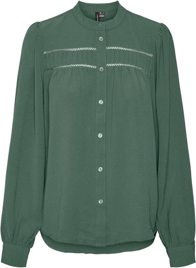 Vero Moda Blouse met lange mouwen VMEMMA LS LACE SHIRT WVN GA NOOS - Foto 3