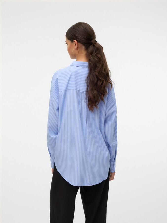 Vero Moda Blouse met lange mouwen VMFANNI LS SHIRT WVN GA NOOS - Foto 3