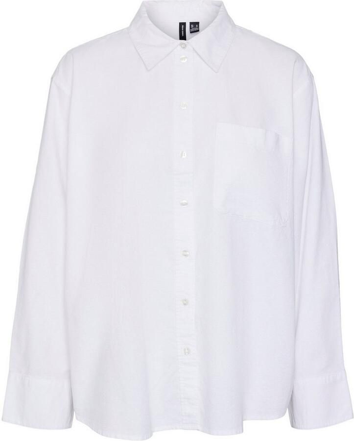 Vero Moda Blouse met lange mouwen VMIDA OXFORD SHIRT WVN GA NOOS